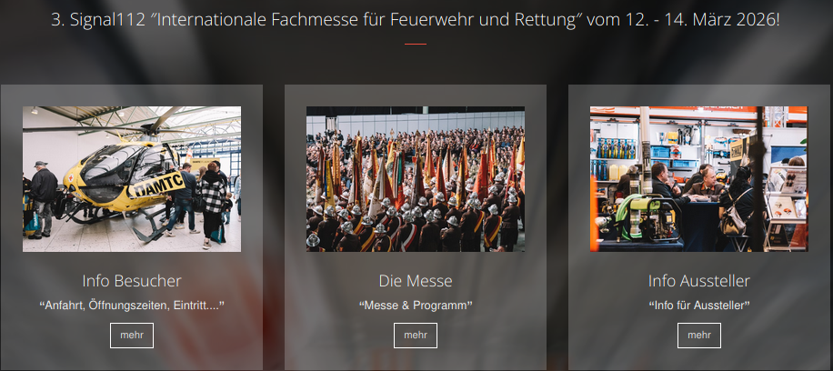 Internationale Fachmesse für Feuerwehr und Rettung